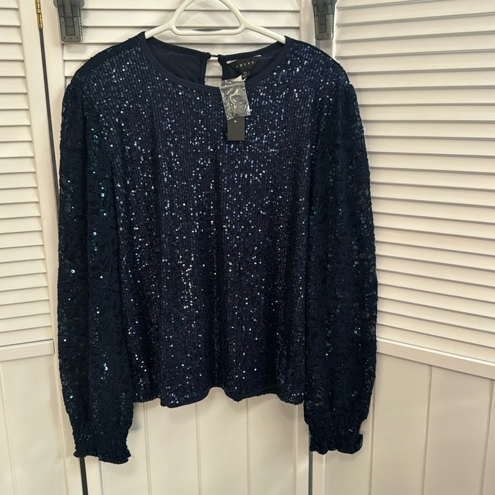 Adiva top bling